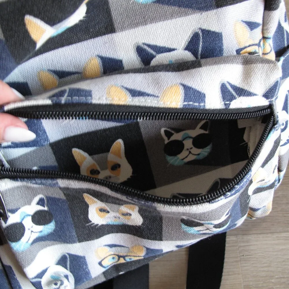UNBRANDED Cool Cats Mini Backpack